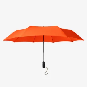 Orange Auto-Compact Umbrella