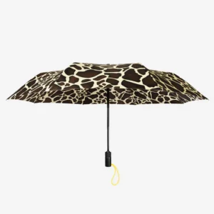 Giraffe Print Auto-Compact Umbrella