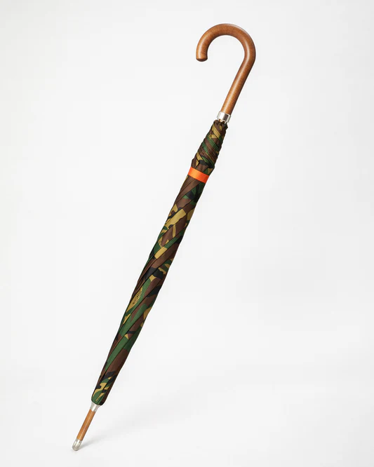 British Woodland Camouflage City Gent Umbrella - Image 2