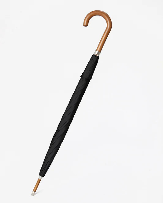 All Black City Gent Umbrella - Image 2